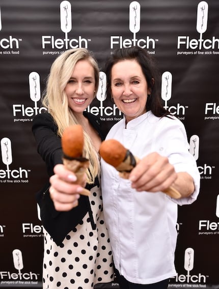 Vickie Fletcher (right) CEO and co-owner of Fletch, and her daughter Jace Fletcher...
