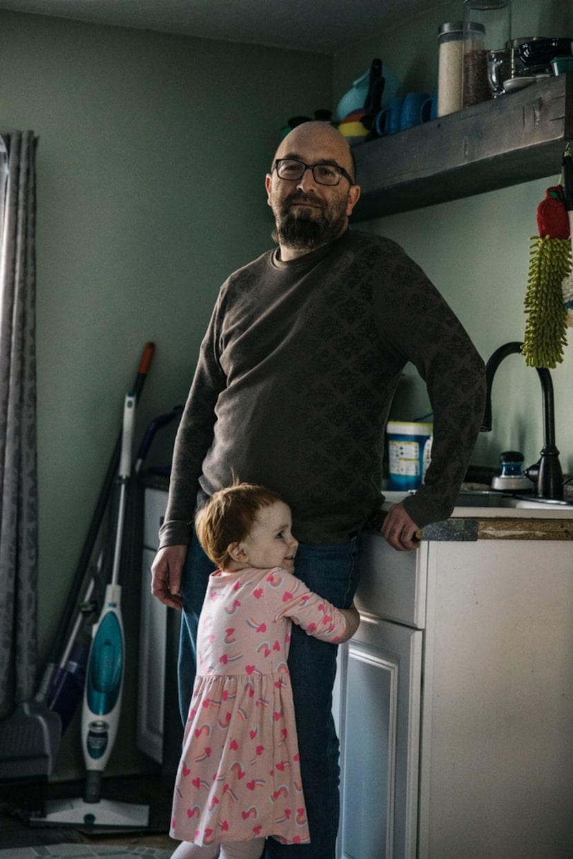 Kevin Flanagan with his daughter, Meredith. Her day care, which costs $342 a week, has...