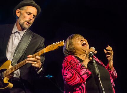 Singer Mavis Staples inspired the crowd Statler Hotel ion Aug. 24 with her powerful set of...