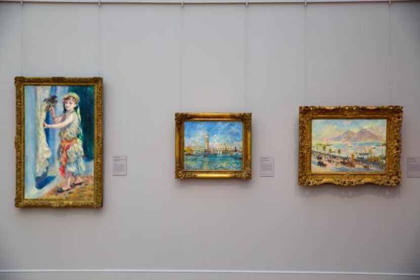 
“Impressionist paintings recently installed in the new galleries of the Clark Art...