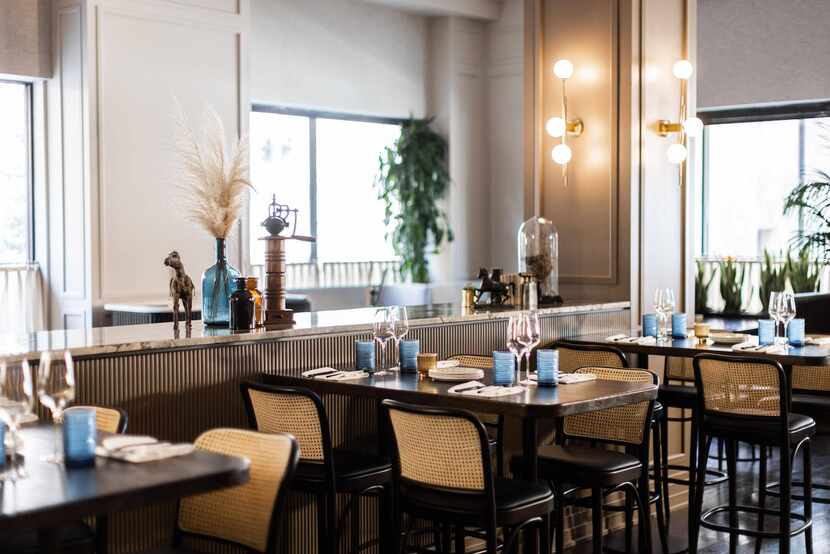 Toussaint Brasserie, a new casual French restaurant in the Tower Petroleum Building in...