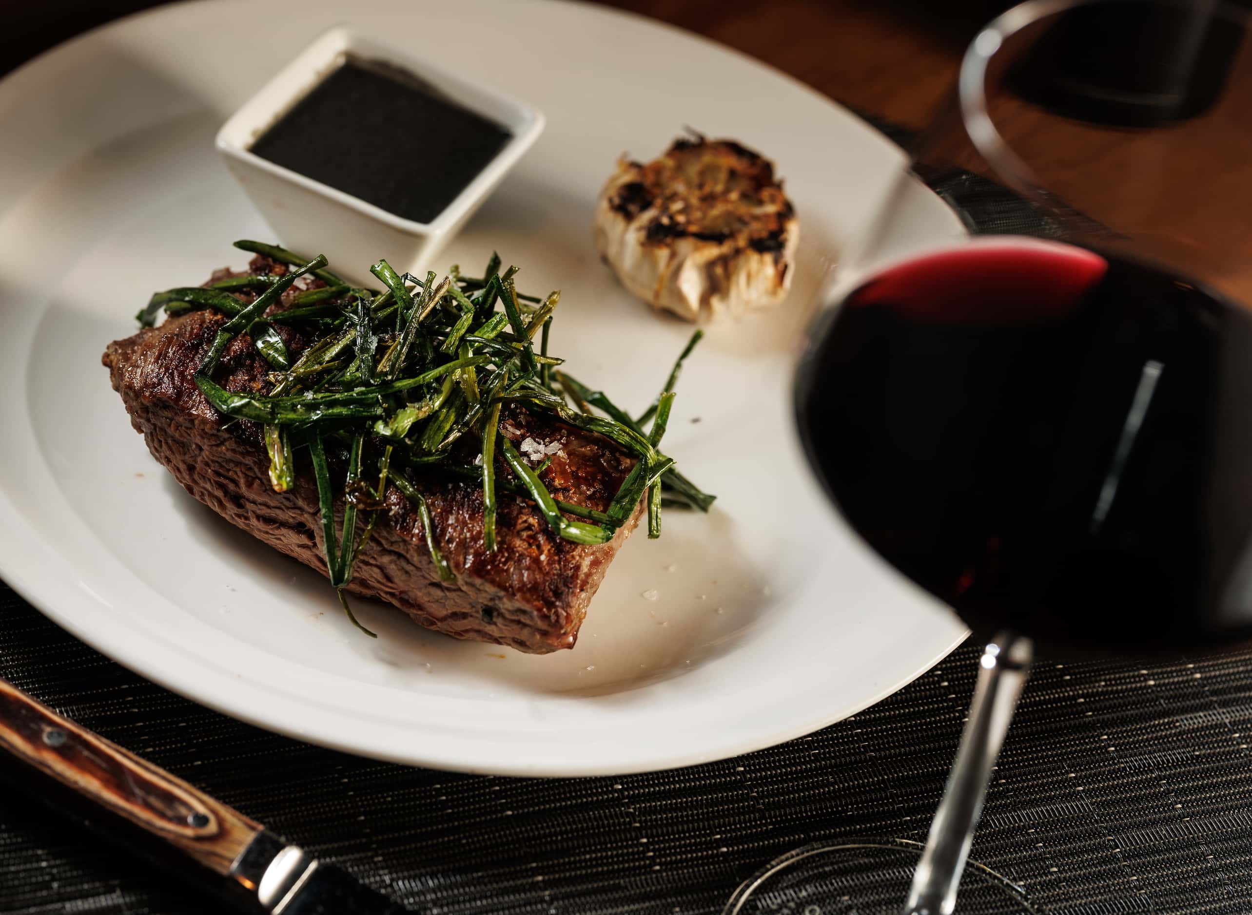 Some of the options at The Mexican and Dallas can be as classic steak and a glass of red wine.