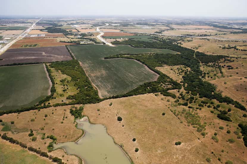 The more than 2,500-acre Fields property in Frisco stretches from Preston Road to west of...