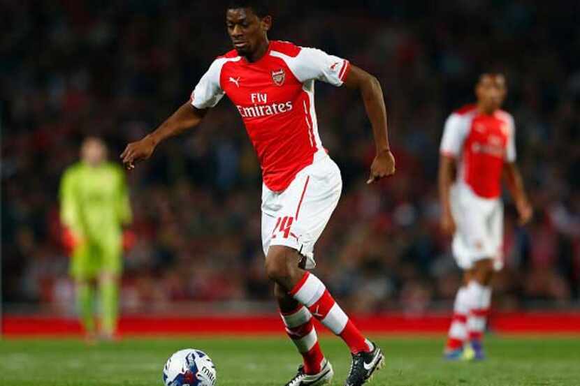 Abou Diaby of Arsenal in action during the Capital One Cup Third Round match between Arsenal...