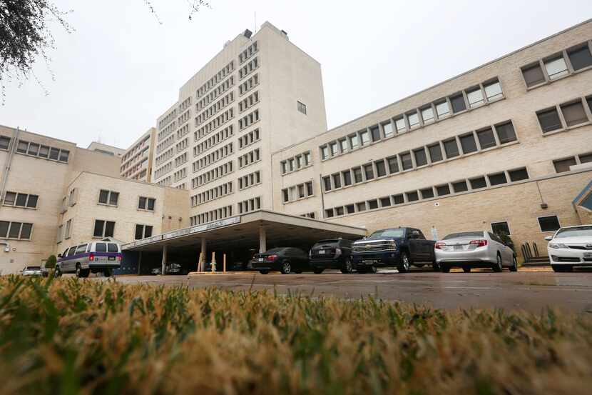 Old Parkland Hospital at 5201 Harry Hines Boulevard in Dallas is being marketed for sale.
