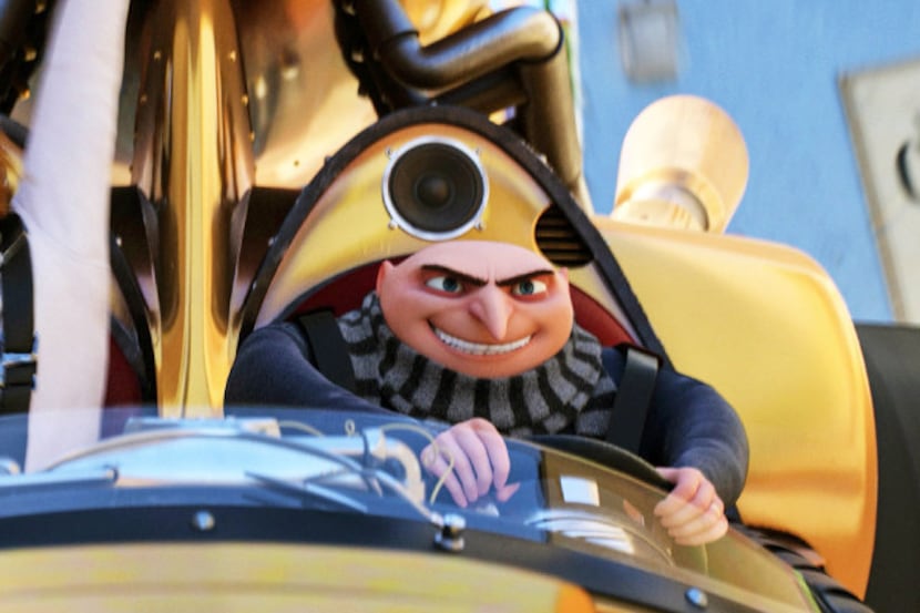 Gru, right, and his long lost brother Dru, both voiced by Steve Carell are up to some...