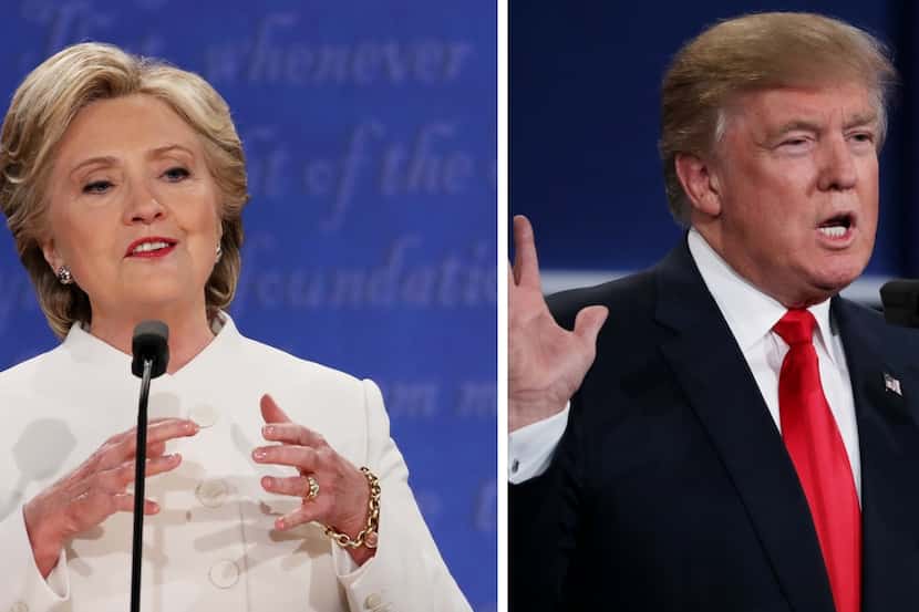 Hillary Clinton y Donald Trump se enfrentaron en el tercer y último debate por la...