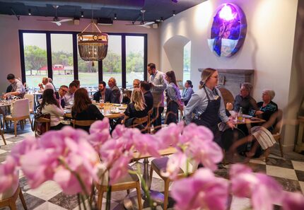 Even from inside the restaurant, Quince guests have great views outside.