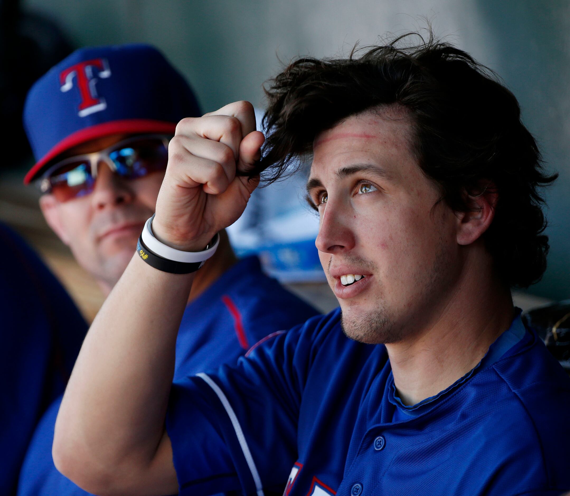 Rocking 'Wild Thing' haircut, Derek Holland throws first shutout