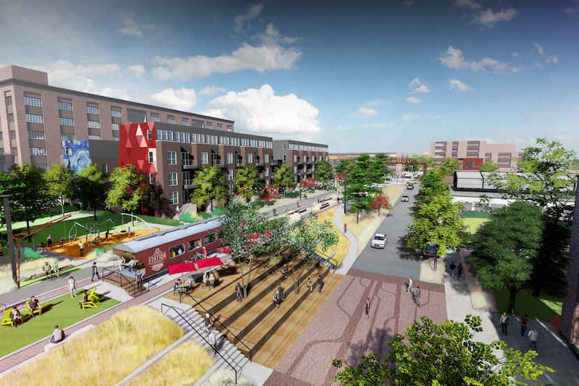 The SoGood mixed-use project planned south of downtown Dallas would have blocks of new...