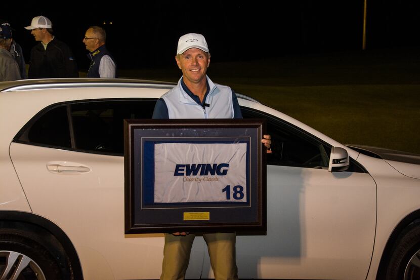 Dean Larsson, head pro at Royal Oaks Country Club, won a white Mercedes Benz GLA 250 for a...