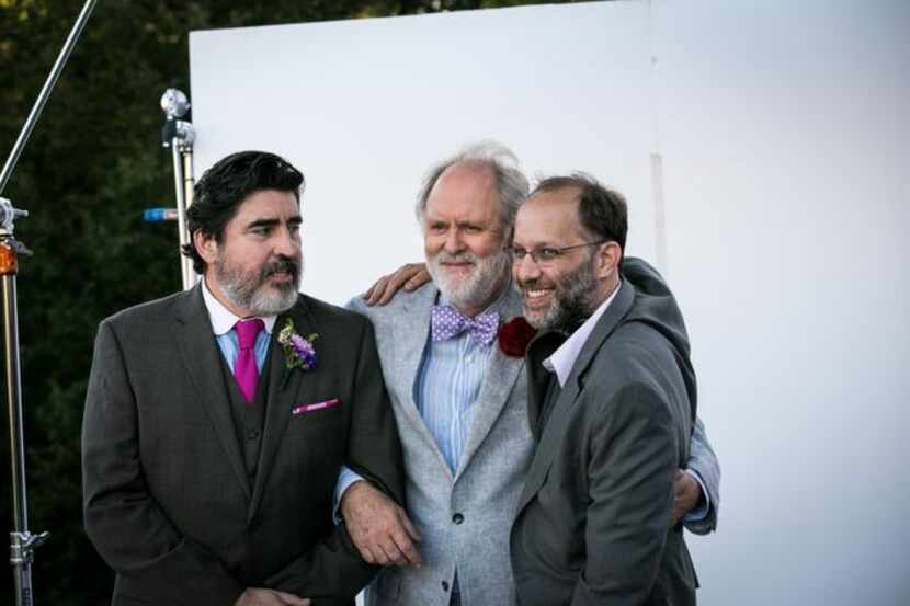 
Ira Sachs (right) says his film, with Alfred Molina (left) and John Lithgow, shows that...