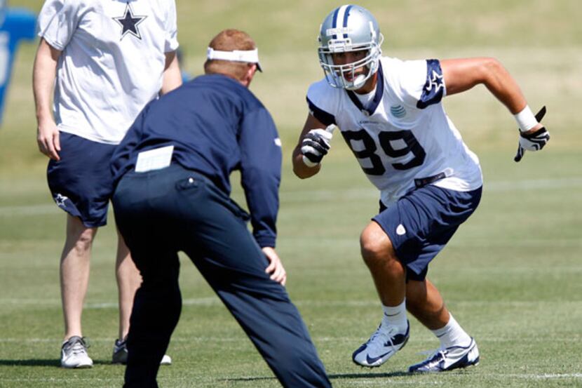 The Cowboys used a second-round draft pick on tight end Gavin Escobar. (Vernon Bryant / The...