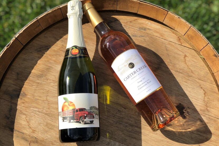 The Carter Creek Winery 2017 Grenache Rose  and Sparkling Peach won awards in the 2020 San...
