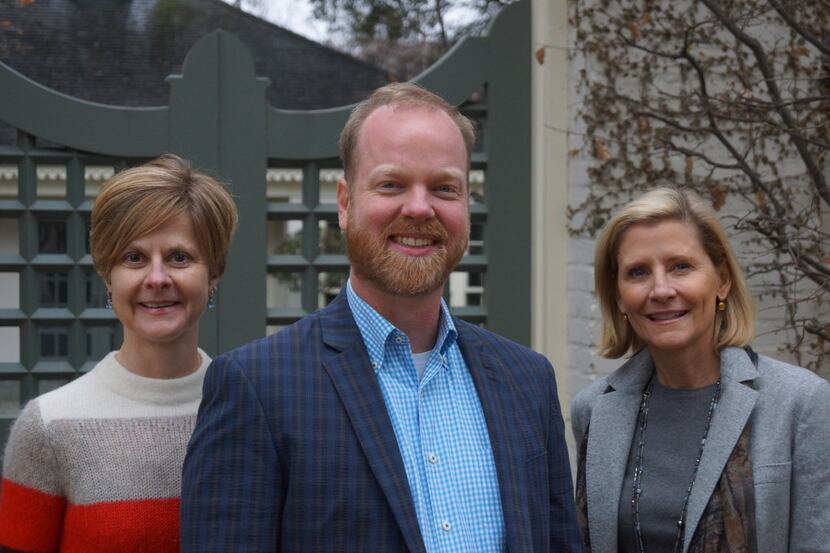 From left to right, Lori Feathers, Jeremy Ellis and Nancy Perot of Interabang Books (Credit:...