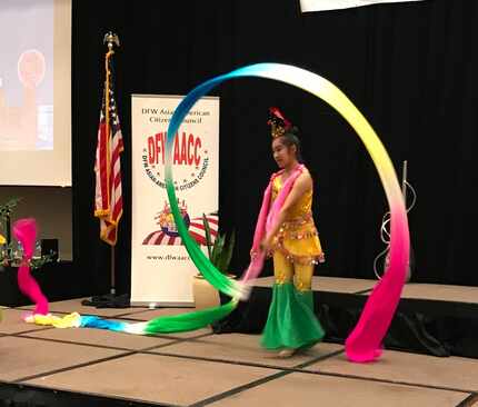 A cultural performance at the DFWAACC Annual Awards Banquet on Saturday in Richardson. Photo...