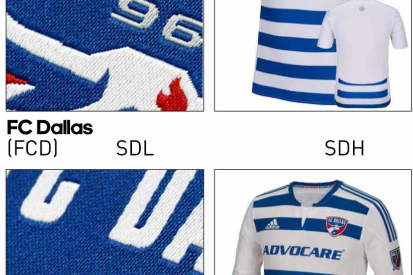 2016 FC Dallas Jerseys from the adidas catalog