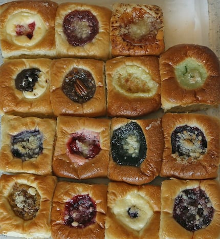 Jody Powers put her own spin on a family kolache recipe by coming up with flavors like key...