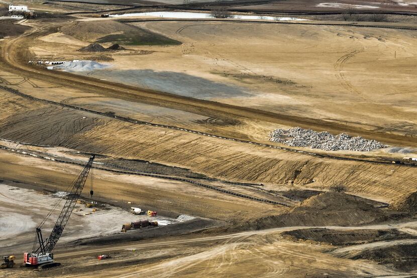 The Brookside housing development under construction off Panther Creek Parkway is part of...