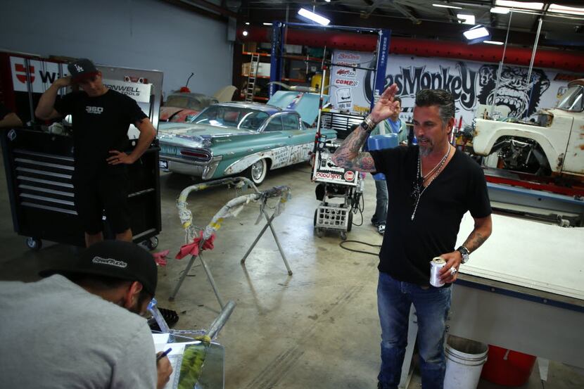 Richard Rawlings, the star of cable TV show Fast N' Loud and the founder Gas Monkey, in the...