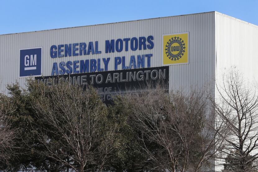 A look at the General Motors Arlington Assembly Plant in Arlington, Texas, photographed on...