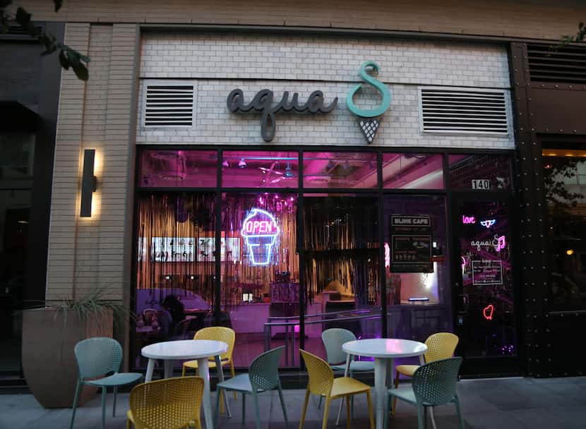 With its pop-up cafe, Aqua S in downtown Dallas has become a mecca for local fans of BlackPink.