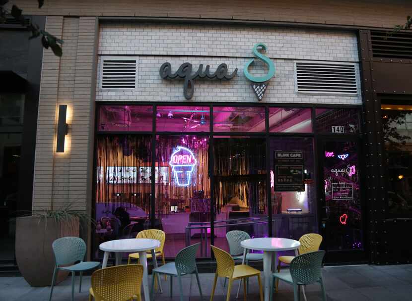 With its pop-up cafe, Aqua S in downtown Dallas has become a mecca for local fans of BlackPink.