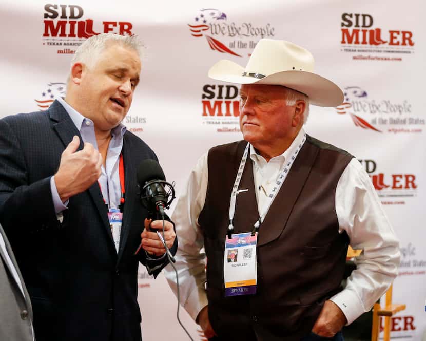 In a strongly worded statement, Texas Agriculture Commissioner Sid Miller (right) warned...