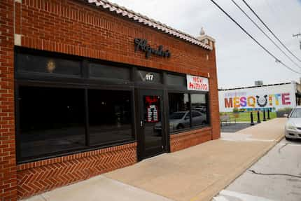 The exterior of Alejandro's at Front Street Station, which has undergone a facade update to...