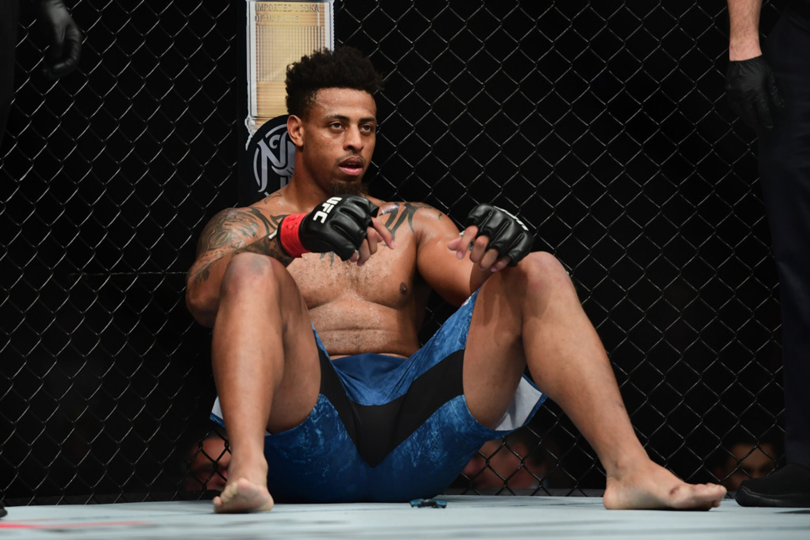 Greg Hardy DISQUALIFIED on UFC debut as former NFL star is jeered