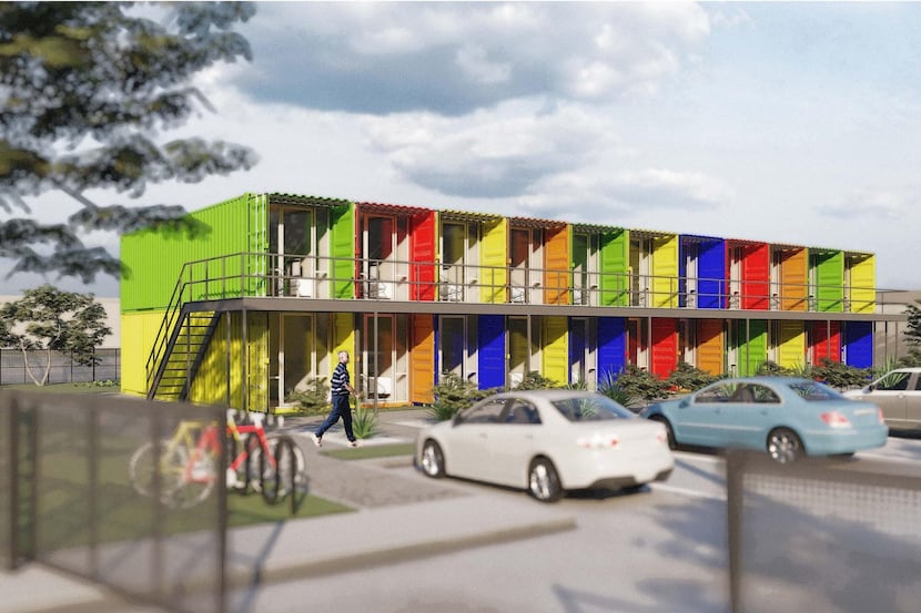 The Lomax Container Housing Project will be built on South Malcolm X Boulevard.