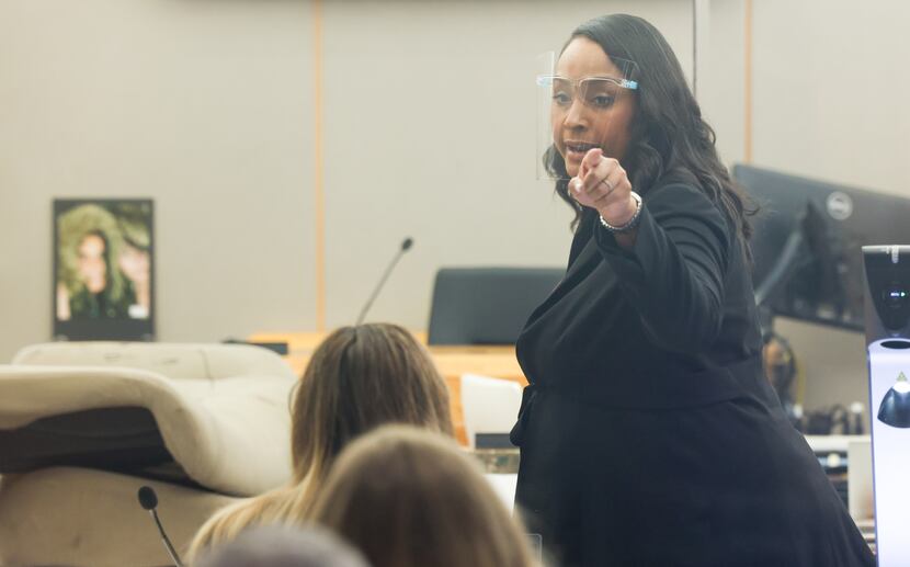 Prosecutor Lauren Black gave her closing remarks on Tuesday. 