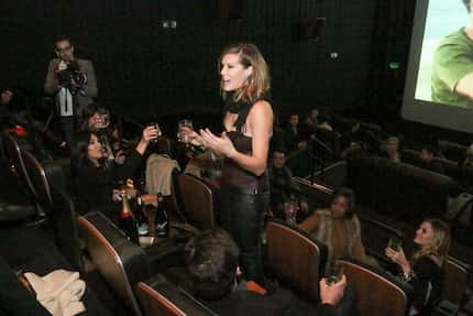 Bravo reality star Courtney Kerr hosted the premiere for her show 'Courtney Loves Dallas' at...