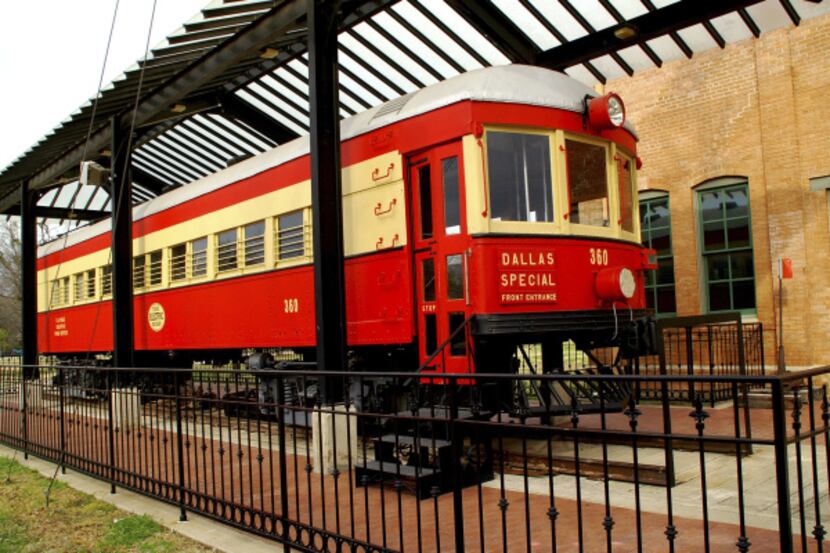 KONICA MINOLTA DIGITAL CAMERA __ Caption: Visitors can see this 100-year-old Rail Car #360...