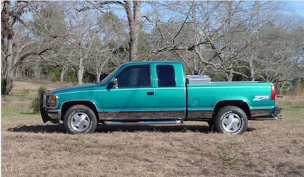 A vehicle similar to the truck a man Houston police want to talk to in connection with the...