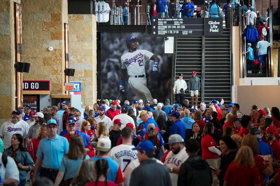 Globe Life Field, section 122, home of Texas Rangers, page 1