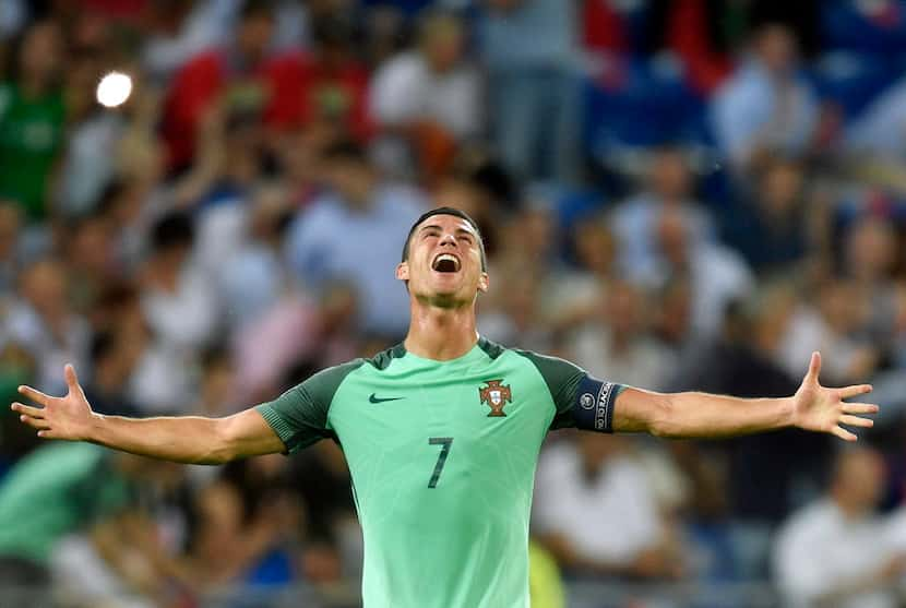 CR7 es la pieza fuerte de Portugal en la Eurocopa. Foto AP