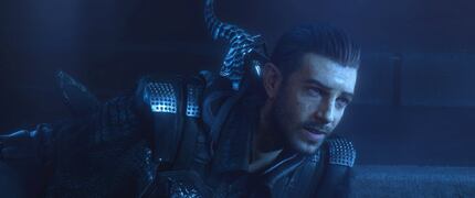 Nyx Ulric in Kingsglaive: Final Fantasy XV (Aaron Paul provides the voice, Neil Newbon...