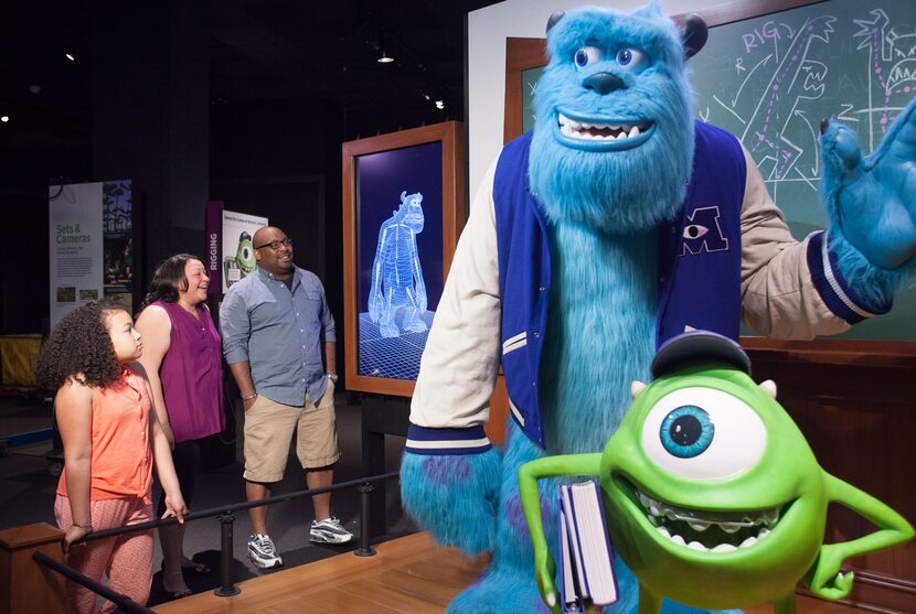 La exhibición "The Science Behind Pixar", en el Perot Museum, abrió este 17 de noviembre de...