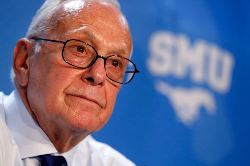 SMU Mustangs head coach Larry Brown. (Tom Fox/The Dallas Morning News)