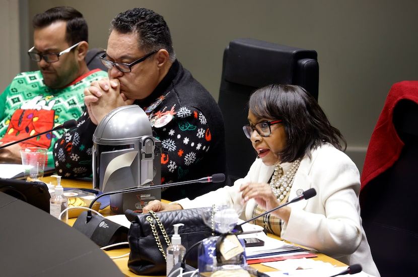 Dallas City Councilwoman Carolyn King Arnold makes her voice heard when speaking about...