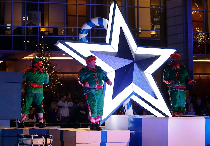 The Cowboys Christmas Extravaganza brought some of Santa's elves to The Star in Frisco on...