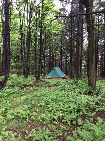 Go tent "glamping" in a forest with Huttopia in Quebec 