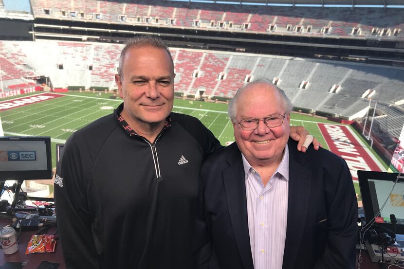 Craig Silver (left) and Verne Lundquist.