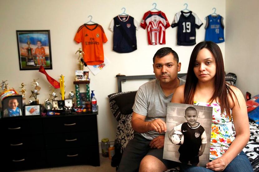 
Salomon and Daniela Barahona say it is difficult to comprehend that taking their son to a...