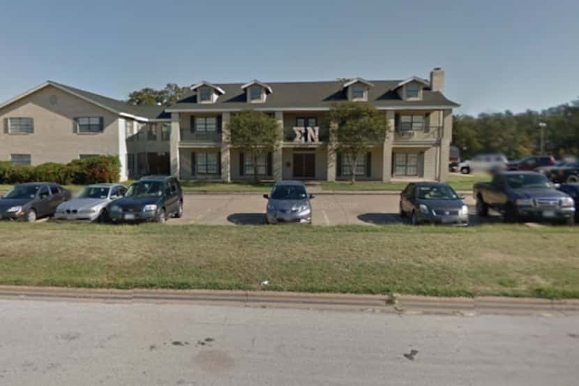 The Sigma Nu fraternity house at Texas A&M
