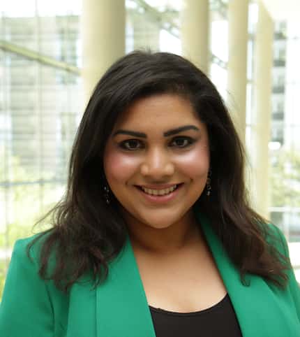 Vidya Ayyr manages community health workers at Parkland Health & Hospital System in Dallas.