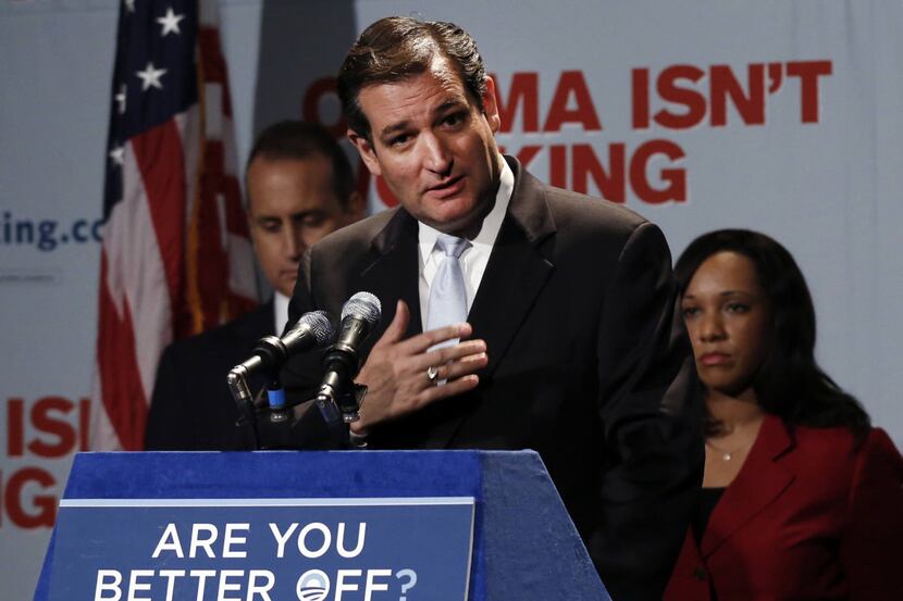 Republican Senate candidate Ted Cruz generally has ignored Sadler, focusing instead on...
