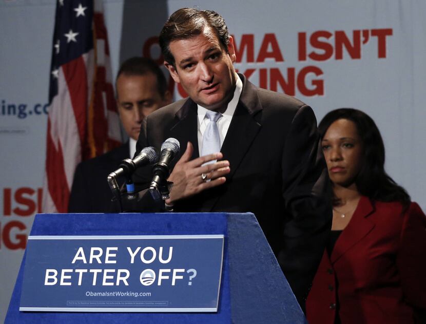 Republican Senate candidate Ted Cruz generally has ignored Sadler, focusing instead on...