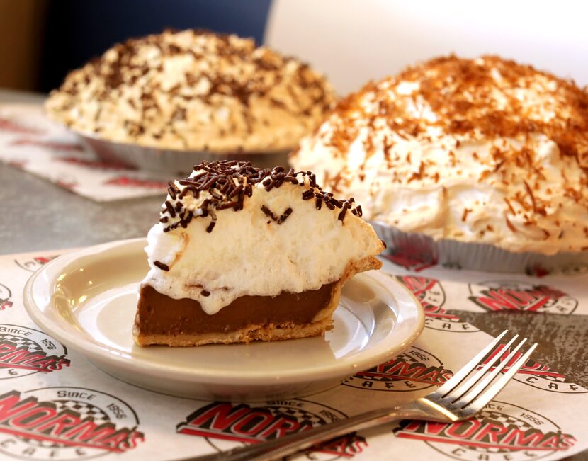 The Chocolate Mile High Pie at Norma's Cafe in Dallas